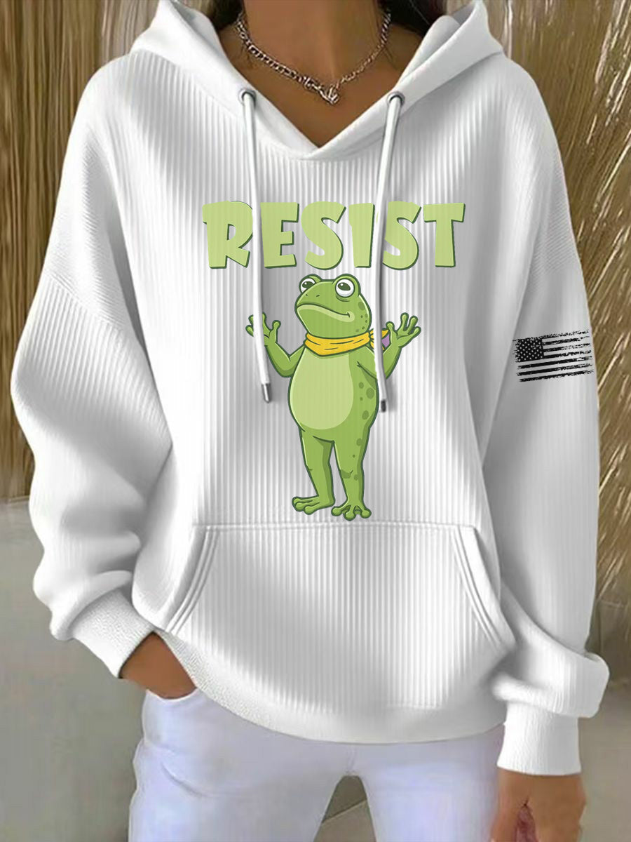 Women's Frog Resist Printed Hoodie