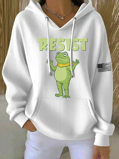 Women's Frog Resist Printed Hoodie