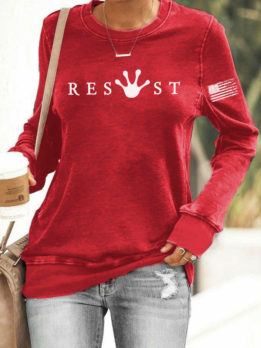 Women's Frog Resist Printed Sweatshirt