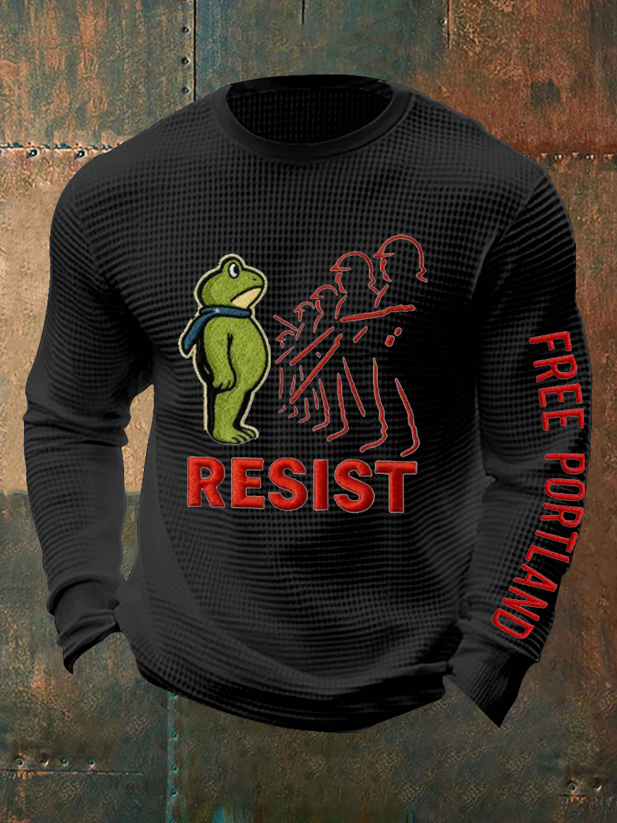 Men's Resist Frog Waffle Top