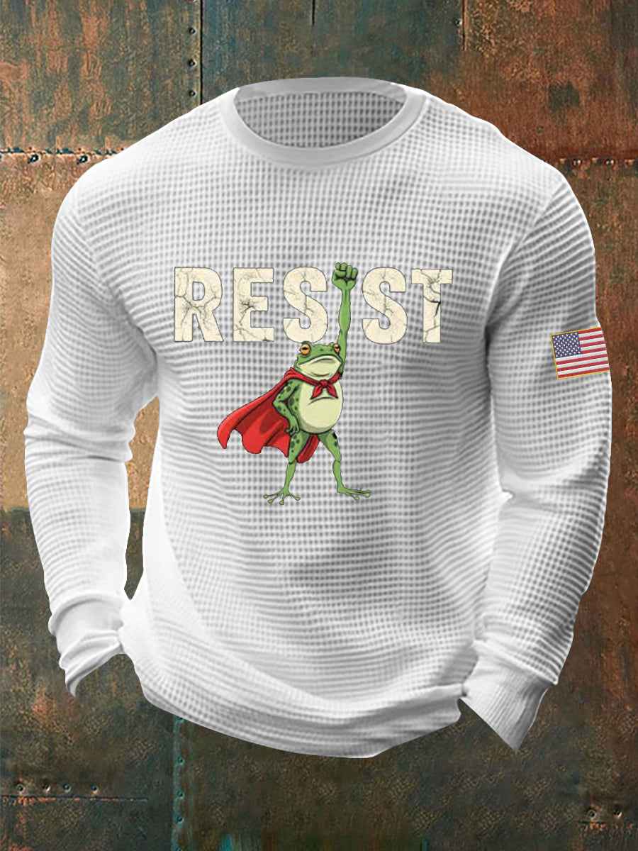 Men's Resist Frog Waffle Top