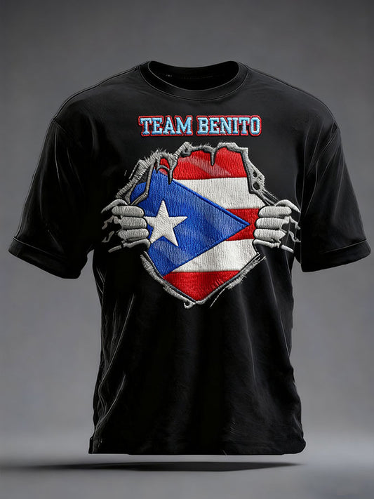 Unisex Bunny Football Music Lover Printed T-shirt