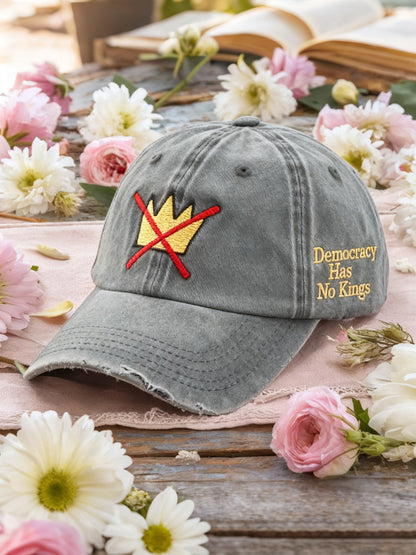 Democracy Has No Kings Cap