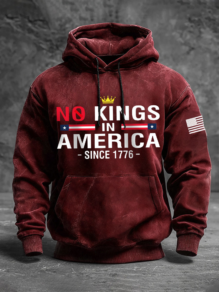 Men's 'No Kings in America Since 1776' Hoodies