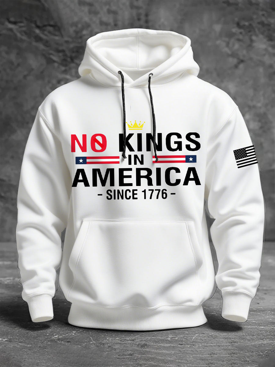 Men's 'No Kings in America Since 1776' Hoodies