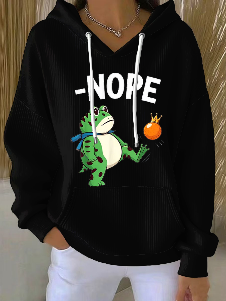 Women's NOPE Printed Hoodie