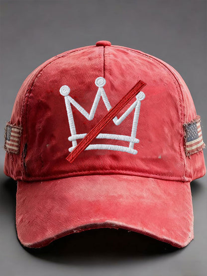 Unisex No Kings Print Hat