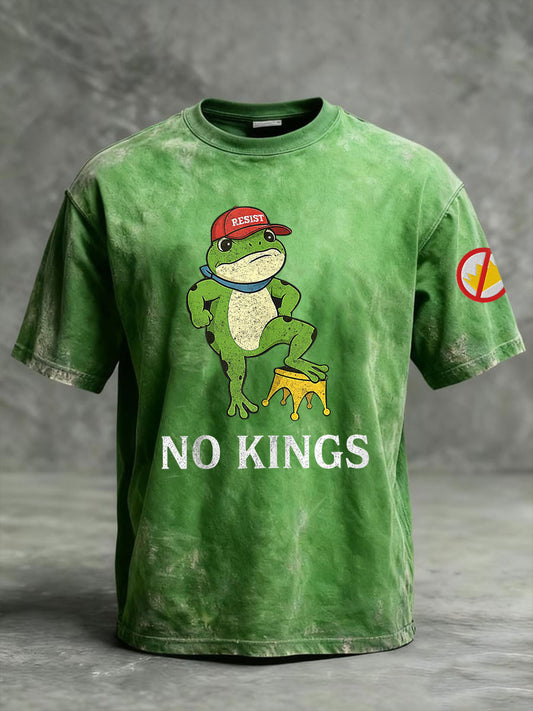 Men's No Kings Frog Resist Short Sleeves T-shirt