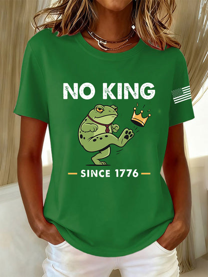 Women's No King Since 1776 Short Sleeve T-Shirt
