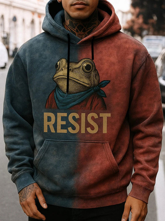 Men's Portland Frog Resist Oversized Drop-Shoulder Hoodie With Pockets