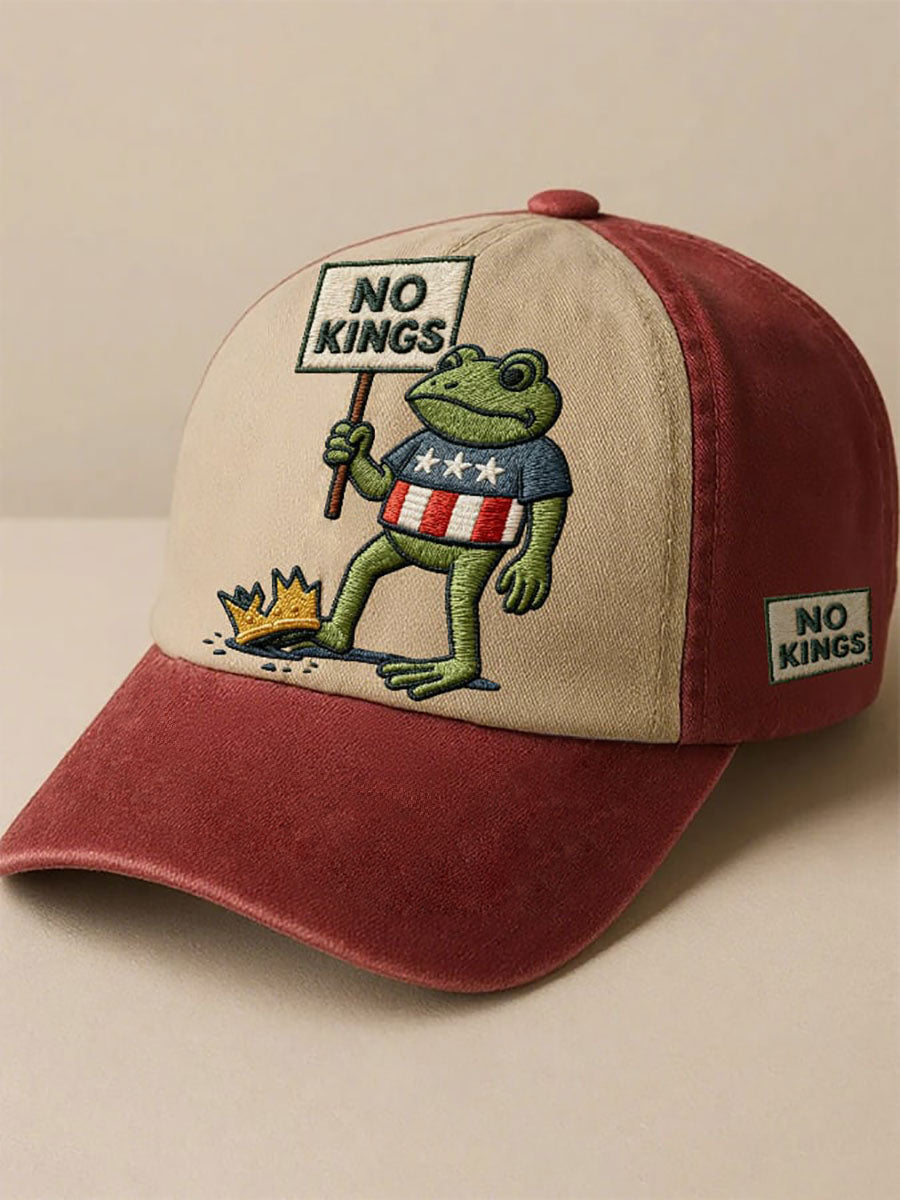 No Kings Printed Casual Unisex Hat