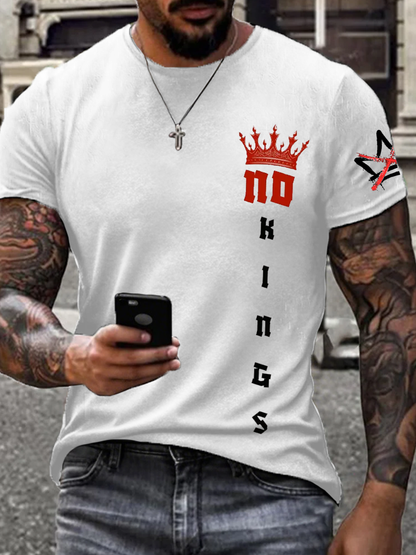 Men's No Kings short sleeves t-shirt