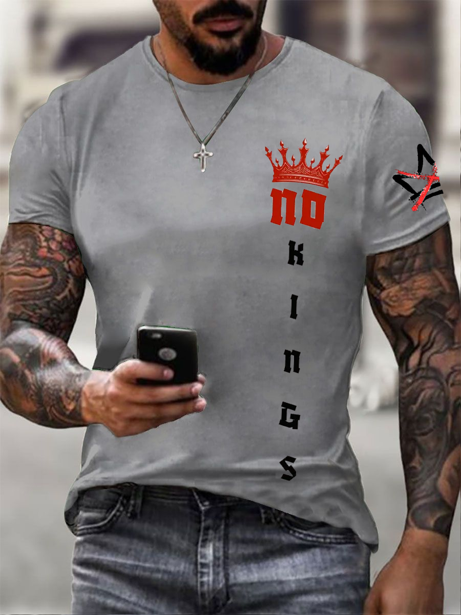 Men's No Kings short sleeves t-shirt