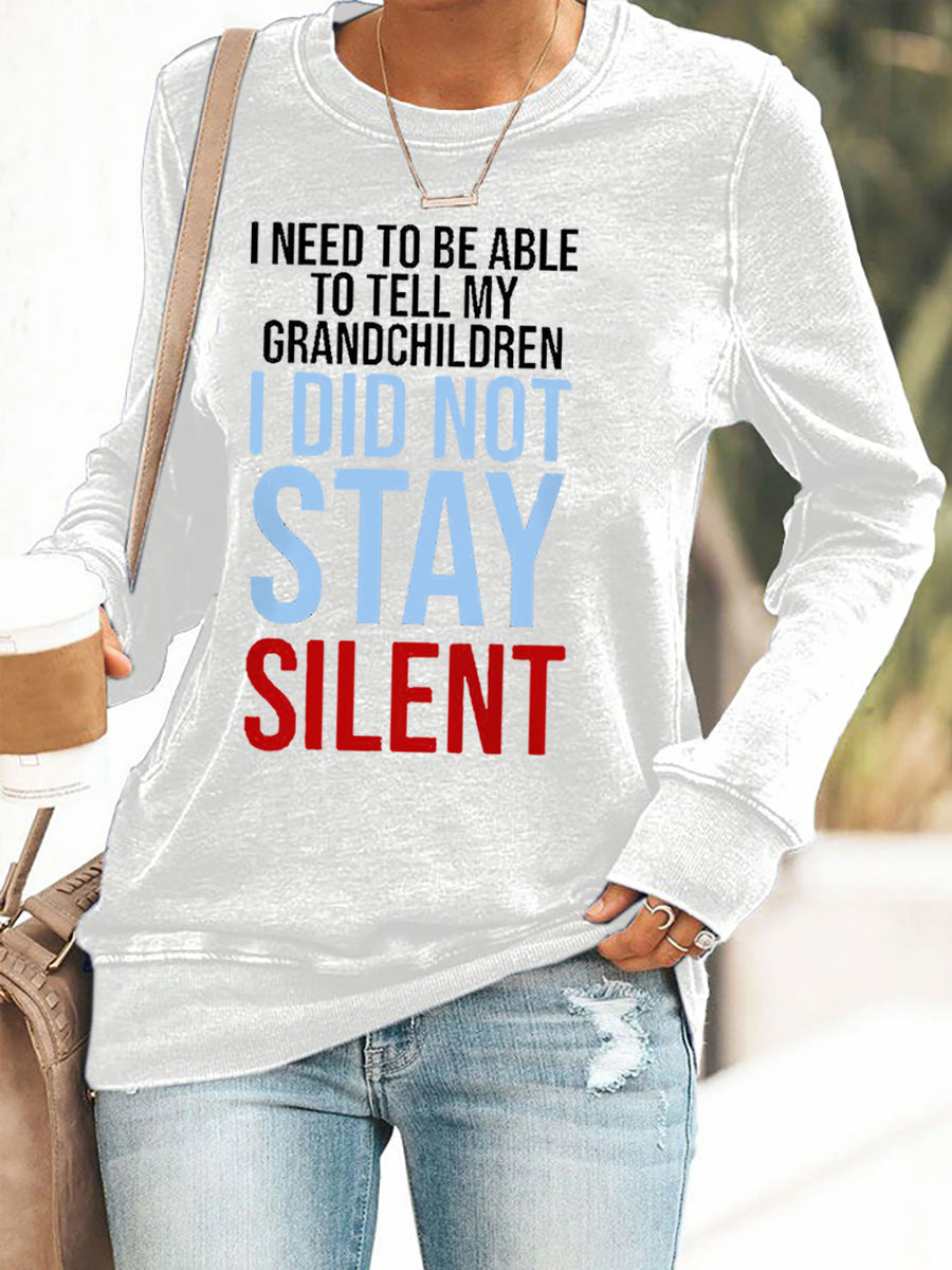 Women's No Kings Protest Sweatshirt