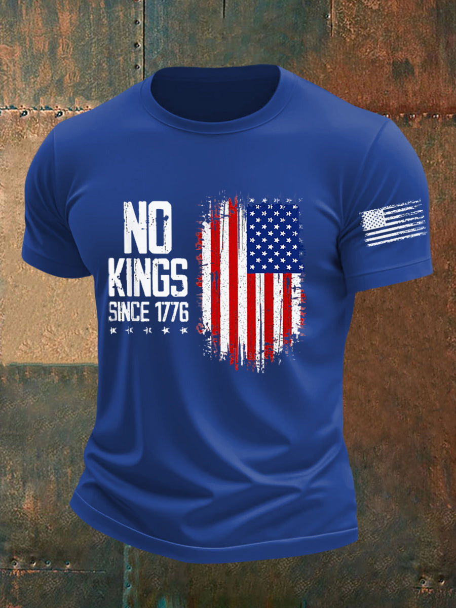 Men's No Kings Since 1776 Printed T-shirt