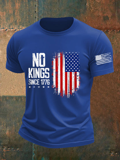 Men's No Kings Since 1776 Printed T-shirt