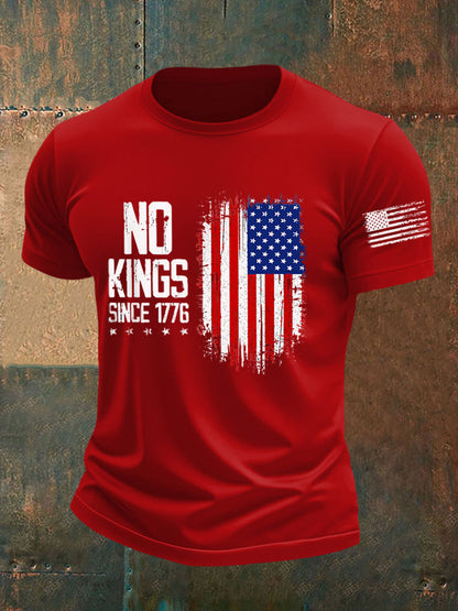 Men's No Kings Since 1776 Printed T-shirt