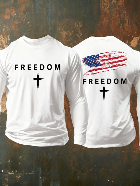 Men's Freedom Is Not Free R.I.P Charlie Kirk  Long Sleeve T-shirt