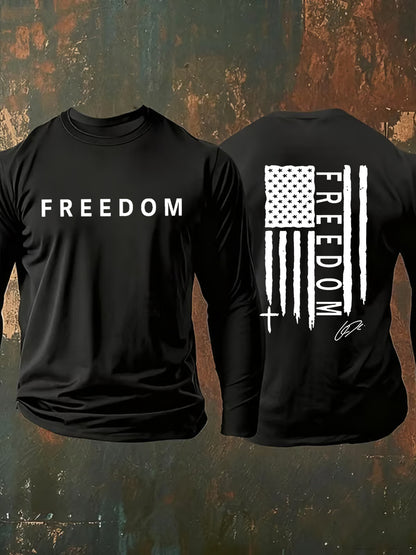 Men's Freedom Is Not Free R.I.P Charlie Kirk Long Sleeve T-shirt