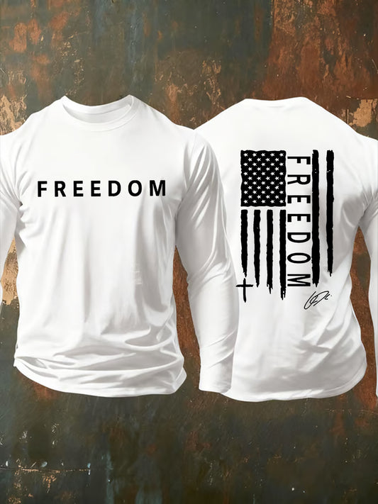 Men's Freedom Is Not Free R.I.P Charlie Kirk Long Sleeve T-shirt
