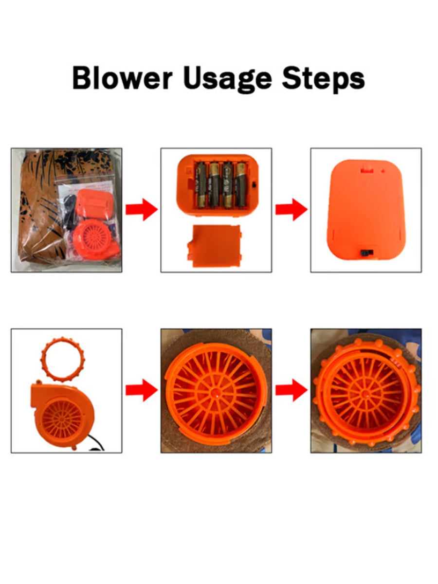 Inflatable Frog Suit (Adult 150cm-190cm, Includes Blower + Battery)