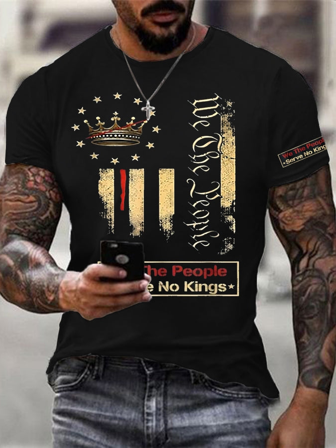 Men's We The People  No Kings T-shirt