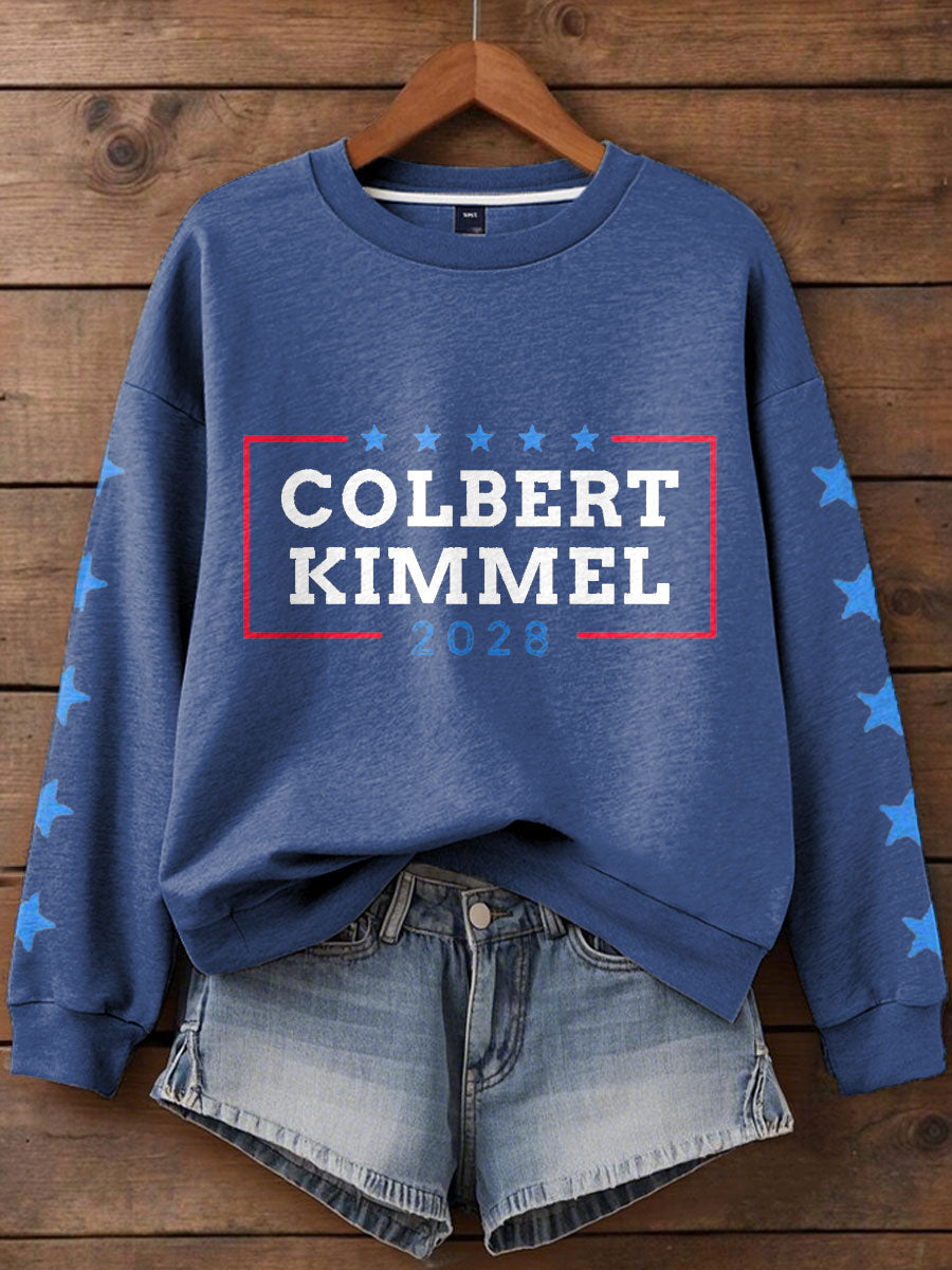 Women's Stand With Team Kimmel Printed Sweatshirt
