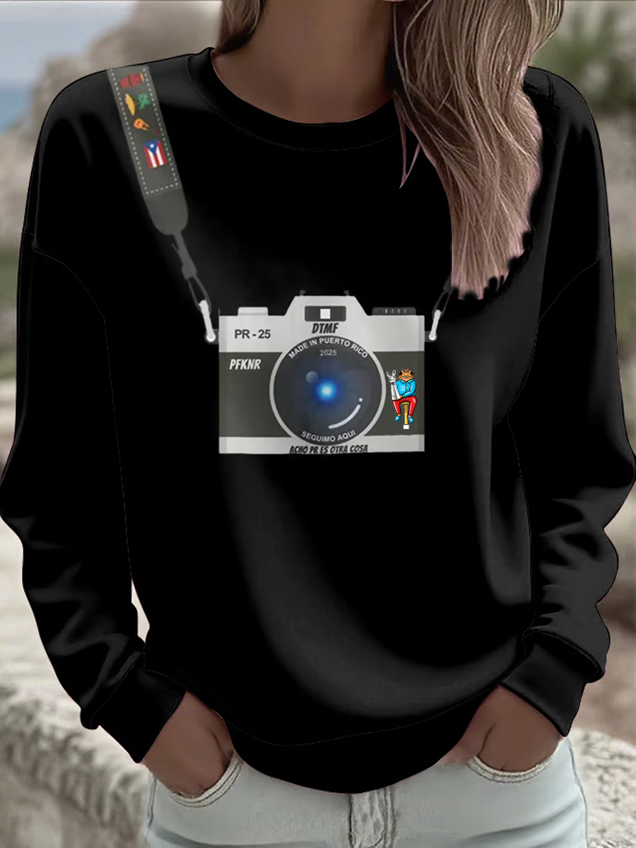 Women's Puerto Rico Print Sweatshirt