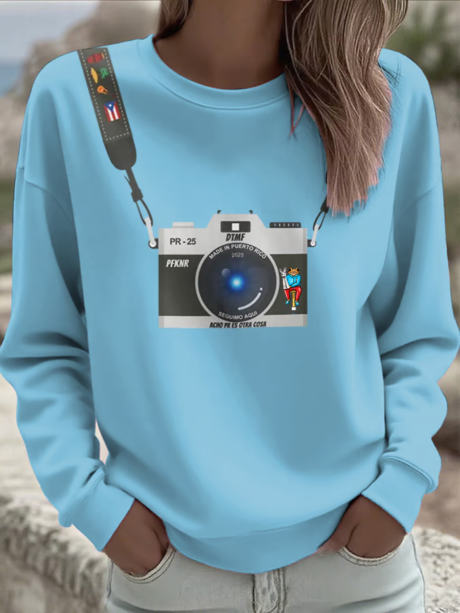 Women's Puerto Rico Print Sweatshirt
