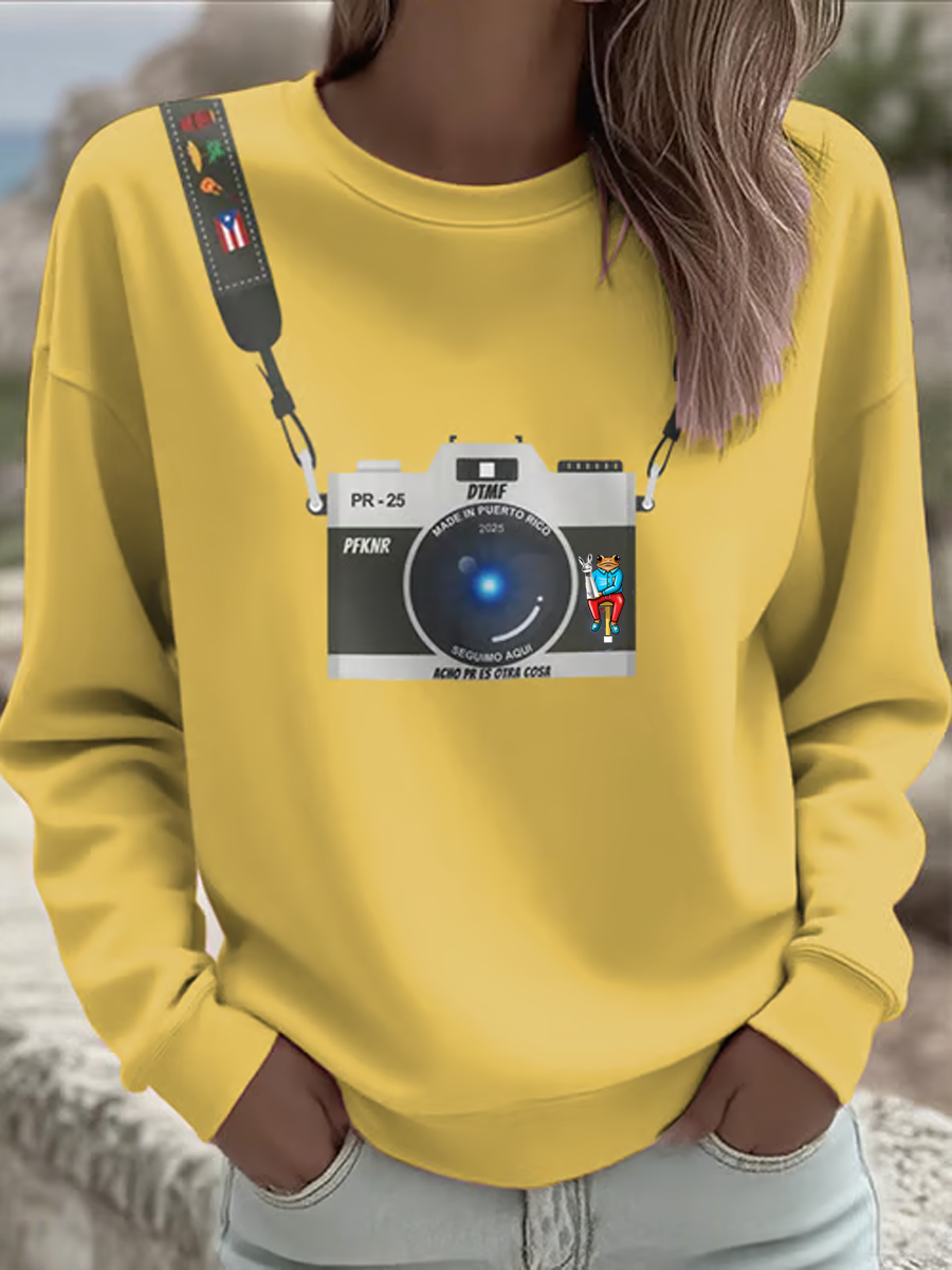 Women's Puerto Rico Print Sweatshirt