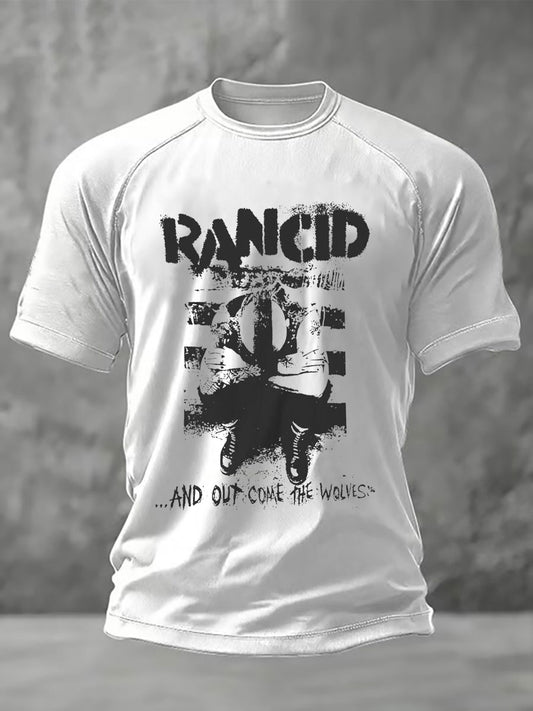 Men's Rancid Printed Casual short sleeves t-shirt