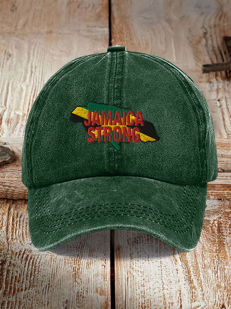 Jamaica Strong Retro Baseball Cap