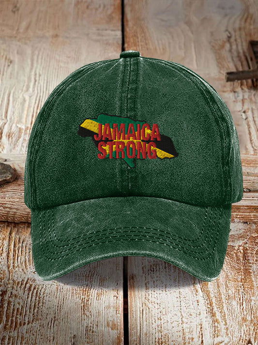 Jamaica Strong Retro Baseball Cap