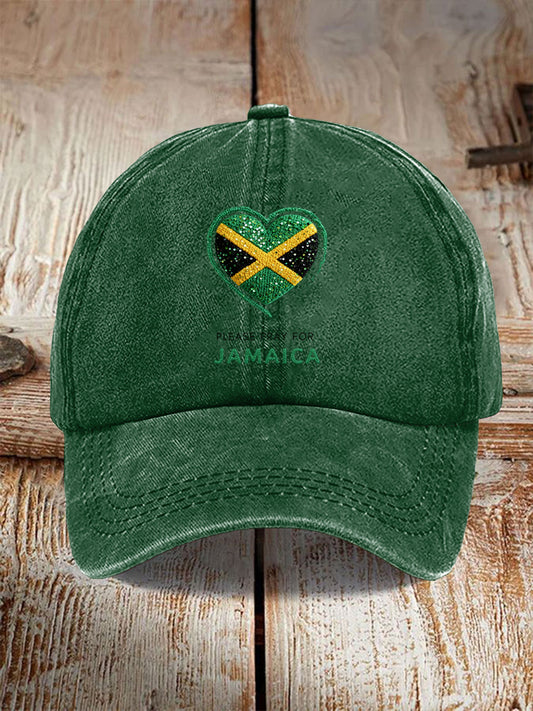 Pray for Jamaica Retro Baseball Cap