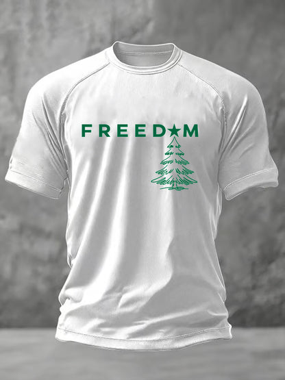 Men's Freedom to Say Merry Christmas Short Sleeve T-shirt
