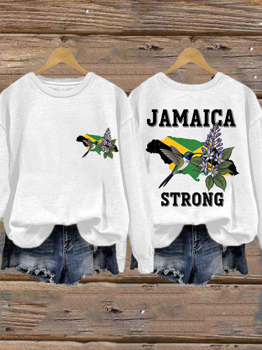 Women's Hurricane Melissa Jamaica Strong Sweatshirt