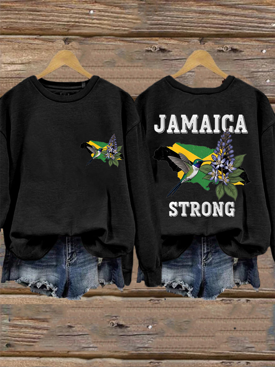 Women's Hurricane Melissa Jamaica Strong Sweatshirt