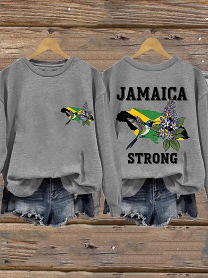 Women's Hurricane Melissa Jamaica Strong Sweatshirt