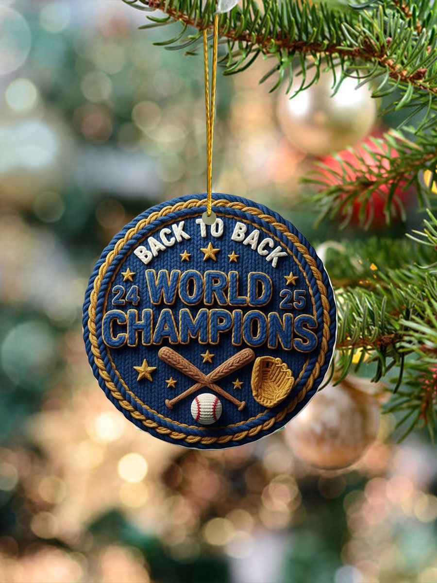 Baseball Back To Back Pendant
