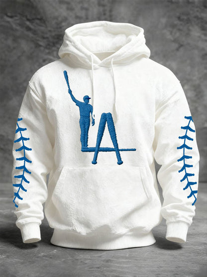 Men's Baseball World Champions 2025 Print Casual Hoodie