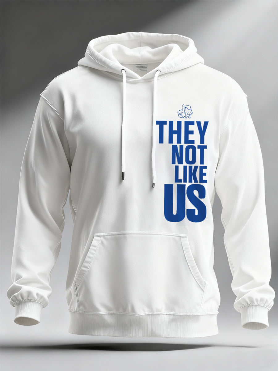 Men's They Not Like Us Baseball World Series Still Champions 2025 Print Casual Hoodie