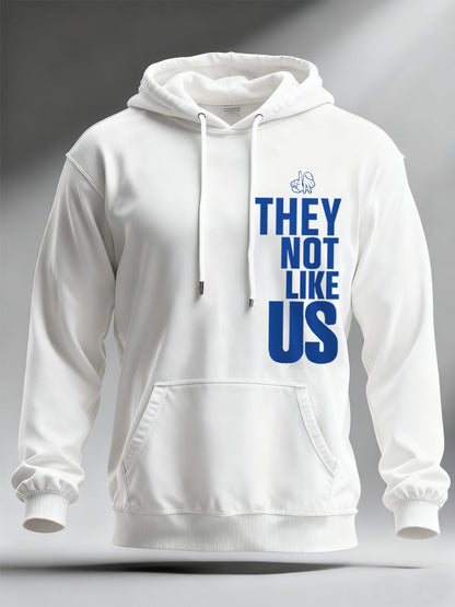 Men's They Not Like Us Baseball World Series Still Champions 2025 Print Casual Hoodie