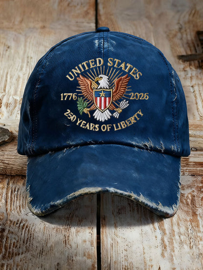 United States 250 Years Printed Casual Unisex Cap