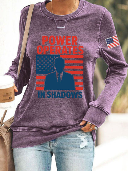 Women's Freedom Dick Cheney: Lead, Fallow Or Get Out Of The Way  Sweatshirt