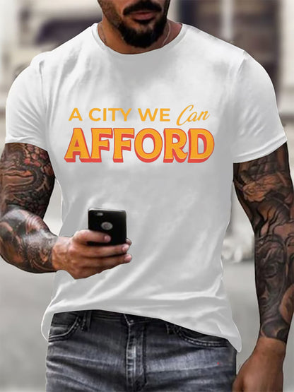 Men's NYC A City We Can Afford Printed T-shirt