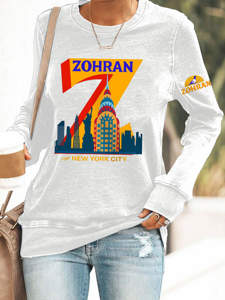Women's Zohran for NYC New York Mayor Printed Top