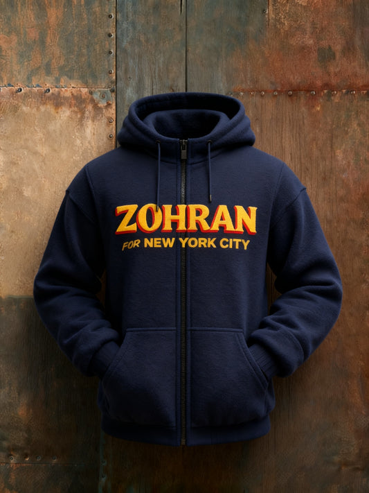 Men's  Retro Mayor Mamdani Sports  Long-Sleeve Sweatshirt