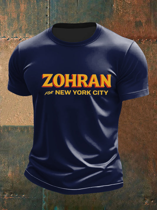 Retro Mayor Mamdani Sports Short-Sleeve T-Shirt