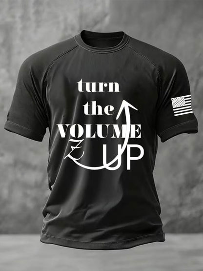 Men's Turn the Volume Up short sleeves t-shirt