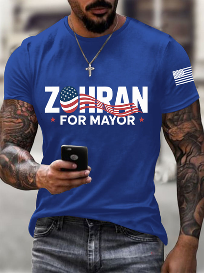 Men's Zohran For Mayor Short-sleeved T-shirt